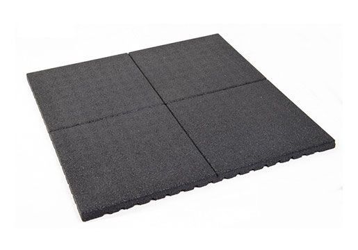 500X500X20mm Sports Floor Tiles Thổi cao su Gym Mats tùy chỉnh