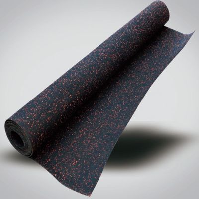 Buen precio 1220X6mm Rollo de goma antideslizante de absorción de choques de gimnasio Rollo de alfombra ligero para el ejercicio en línea