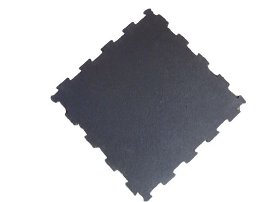 Good price Black Fitness Interlocking Mats 1000mm*1000mm Modular Interlocking Floor Tiles Pressure Resistant online
