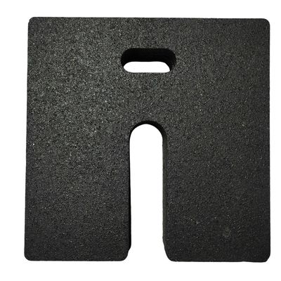Goede prijs 20 lbs Pipe and Drape Base 457*457*45mm Backdrop Stand Base Zwart online