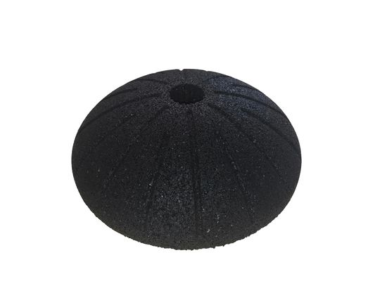 Buon prezzo Piattaforme di giardino non scivolose base di palo di gomma nero per allenamento di calcio in linea