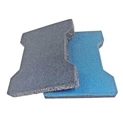 Goede prijs Groene rubbervloertegels 200*140mm / 180mm*140mm Hondenboten rubbertegels online