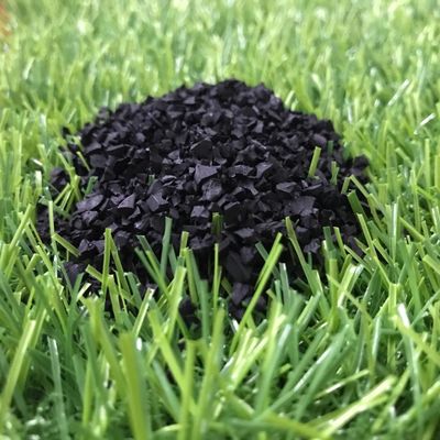 Buon prezzo 1 mm - 4 mm SBR Granuli di gomma Pellets di gomma viola / bianca per erba artificiale in linea