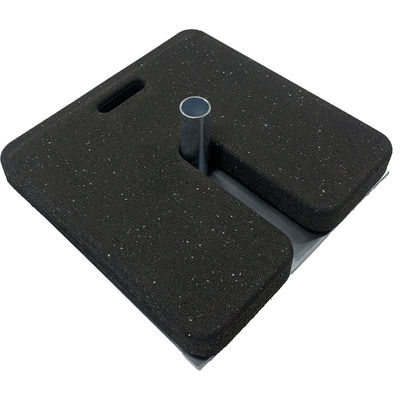 İyi bir fiyat. Perde Kauçuk Ağırlığı 20 Pound Perde Ağırlığı 450 * 450 * 45mm Arkaplan Standı için çevrimiçi