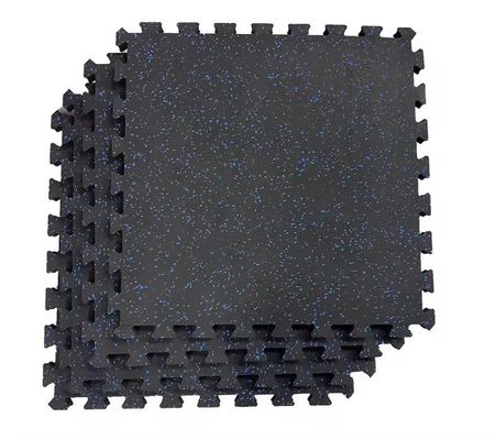 Good price 1000x1000mm 20mm Thickness Interlocking Rubber Mat with 1.5g/cm3 Density for Gym Flooring online