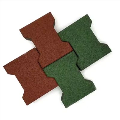 Good price Eco-friendly Recycled Rubber Tiles with Non-slip Surface and 35mm Thickness for Outdoor Playgrounds and Horse Stalls online